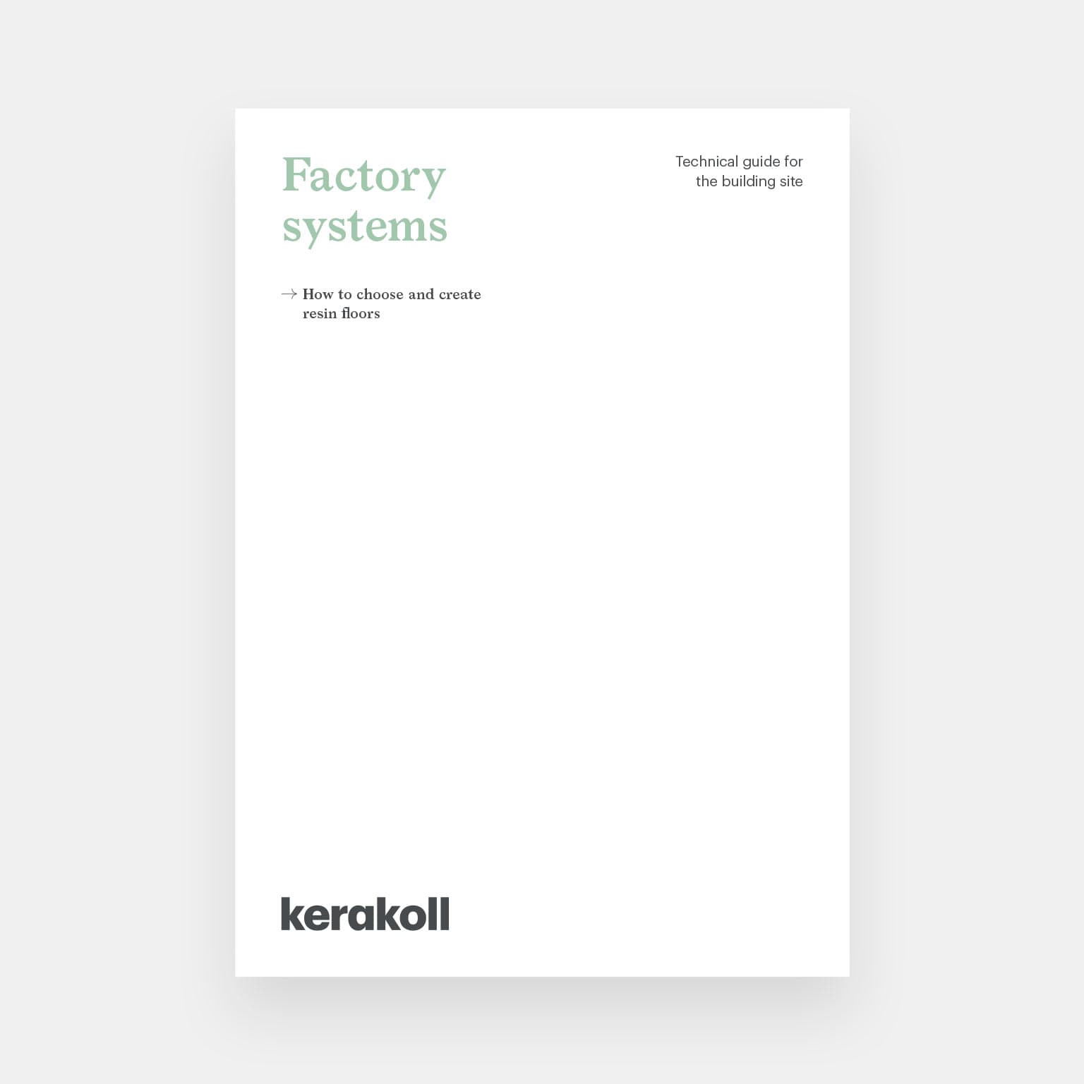 Factory systems guide